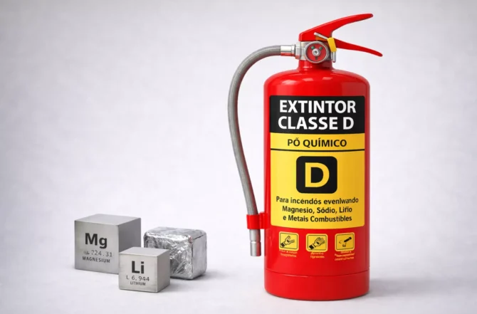 EXTINTOR CLASSE D – PÓ QUÍMICO