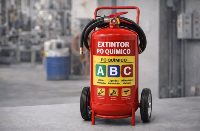 EXTINTOR PÓ QUÍMICO – ABC (SOBRE RODAS)
