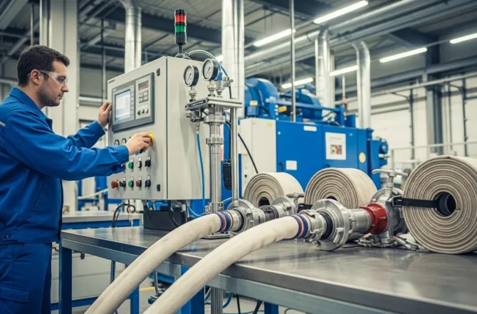 Testes Hidrostático de Mangueiras de incêndio