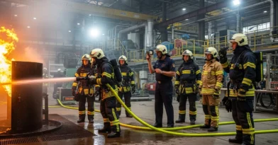 Treinamento de brigada de incêndio