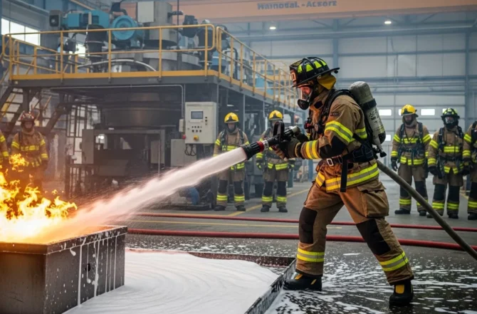 Treinamento para Combate com Espuma