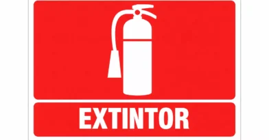 Placa de Sinalização de Extintor